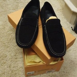 Tods Black suede Moccasins